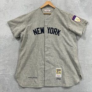 1951 Mitchell & Ness Cooperstown Collection Mickey Mantle Jersey Size 60 USA